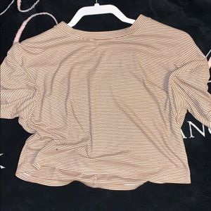 striped short sleeve